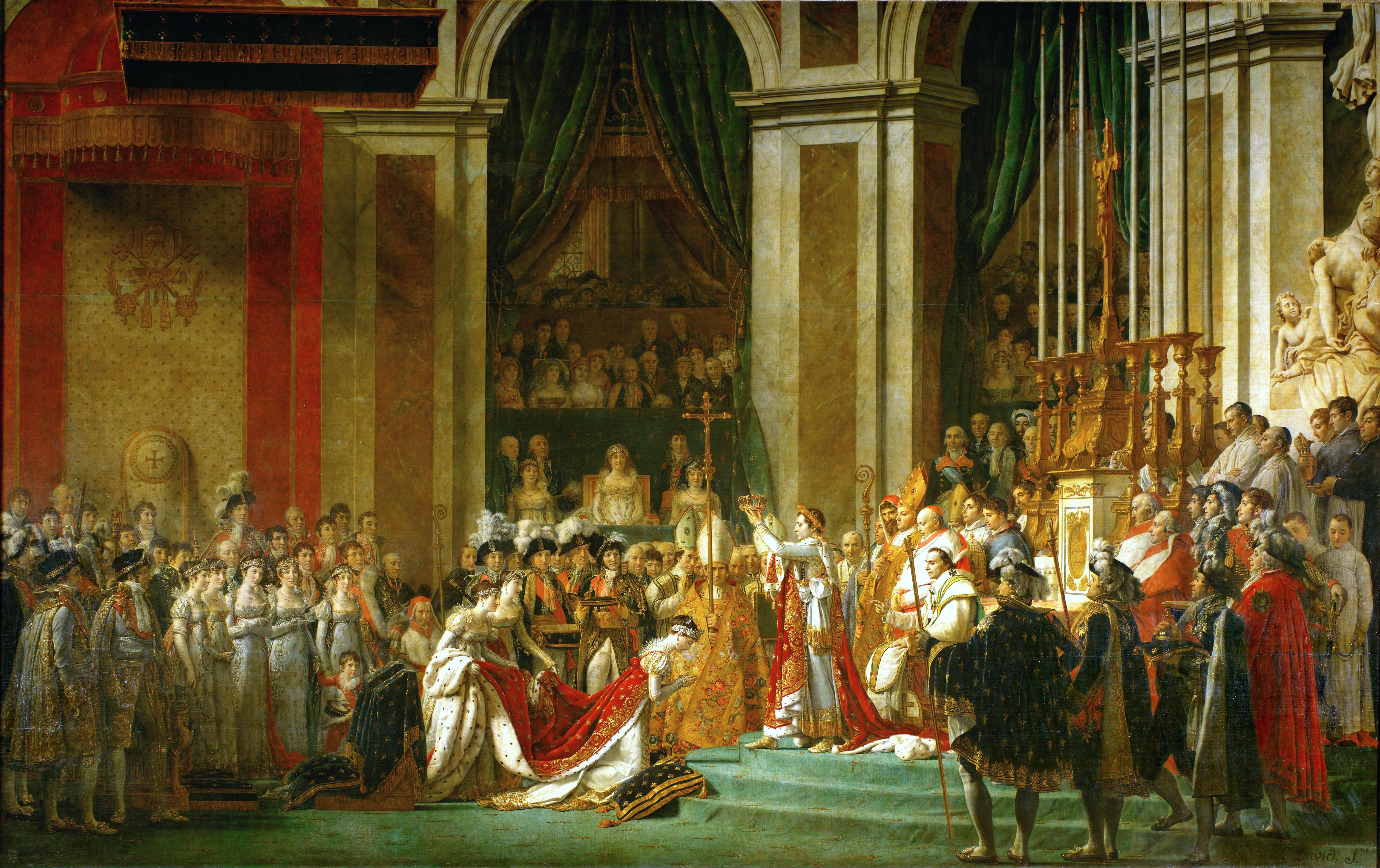 The Consecration of the Emperor Napoleon and the Coronation of Empress Josephine aka The Coronation of Napoleon